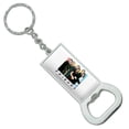 thumbnail image 1 of Friends It's All About Friends Keychain Rectangle Chrome Plated Metal Bottle Cap Opener, 1 of 6