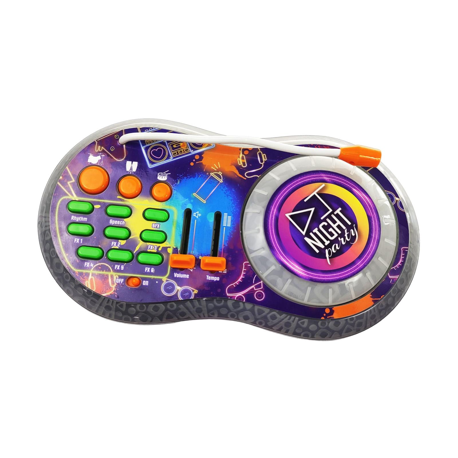 DJ Trollex Party Mixer Turntable Toy for Kids Children, Built in