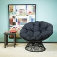 thumbnail image 2 of OSP Designs by Office Star Products Papasan Chair with Black Cushion and Black Frame, 2 of 5