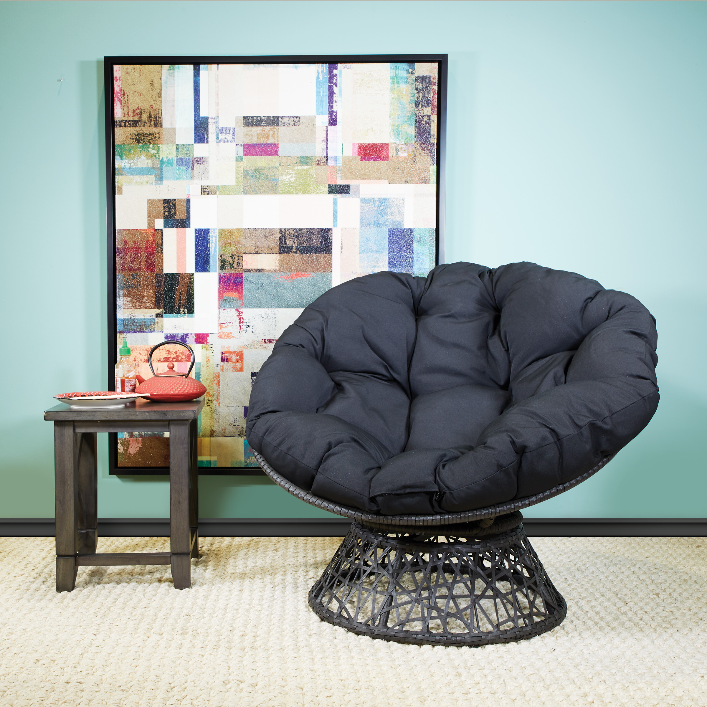 OSP Designs Papasan Chair with...