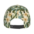thumbnail image 6 of Kdxio Unisex Lilies Flowers Pattern Baseball Cap Unisex Washed Classic Adjustable Hat, 6 of 8