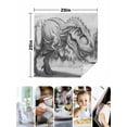 thumbnail image 5 of Hokiten Kitchen Dinner Napkins Set of 4 Dinosaurs Boy Cloth Napkins Reusable Washable Table Napkins for Weddings Cocktail Parties Holiday Table Decor 20x20 Inch, 5 of 8