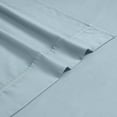 thumbnail image 3 of Superior Solid 1200-Thread Count Cotton Blend Sheet Set, Full, Light Blue, 3 of 6