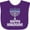 Purple, variant on Inktastic Happy Hanukkah Menorah Boys or Girls Baby Bib