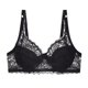 thumbnail image 3 of HongQid 3pcs Womens Underwire Bra Comfort Push Up Bras Buttery Soft Wired Bralette Full Coverage Sport Everyday Bra, 3 of 7