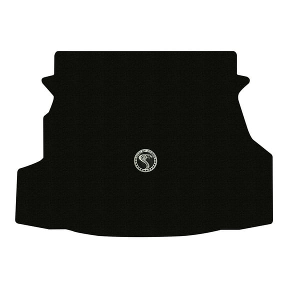 Lloyd Mats LogoMat Custom-Fit Carpet Trunk Mat for 2007 Ford Mustang Shelby Coupe w/o Shaker, Black