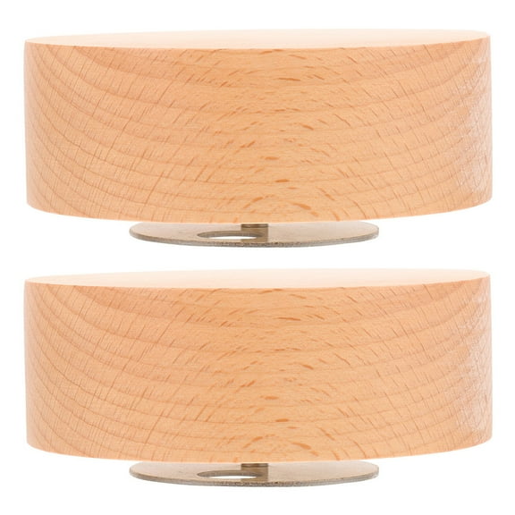 Raindrops 1Set Diy Musical Box Base Chocolate Round For Home Decoration Craft Making