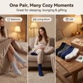 thumbnail image 7 of 8 Pairs Women Warm Fluffy Fuzzy Socks, Microfiber Home Sleeping Slipper Socks, 7 of 7