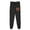 Black, variant on successthop Christmas Sweatpant for Women Fleece Drawstring Sportpants ELastic Bow Printed Lightweight Joggers Trousers