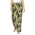 thumbnail image 2 of Lsque Orchids Flowers Print Women's Pajama Pants, Lounge Pant - Comfortable Home Wear,Elastic Waistband, Stylish Design-X-Large, 2 of 9