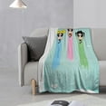 thumbnail image 2 of The Powerpuff Girls Anti-Pilling Flannel 32"X48" Super Soft Plush Air Condition Quilt Fluffy Warm Cozy Decorative Blankets, 2 of 7