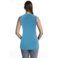 thumbnail image 2 of SUMONA Women Tank Tops Round Neck Sleeveless Basic Ribbed Summer Cami Top Casual Shirt, 2 of 5