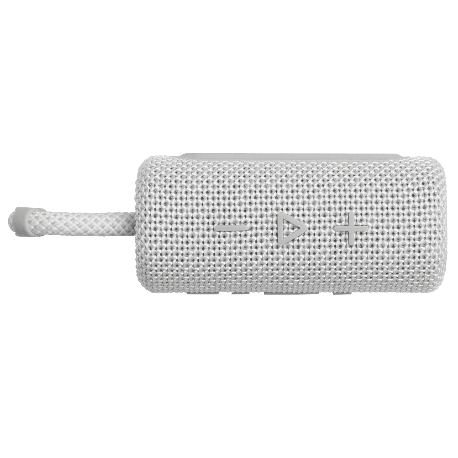 JBL Go 3 Portable Mini Wireless Bluetooth Waterproof Speaker - Cloud White - with Cleaning Cloth - Sold without manufacturer warranty