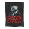 thumbnail image 1 of Shooter Game Over Throw Blanket, Fluffy Soft Cozy Blanket Flannel Plush Microfiber Couch Throw, 50"x40", 1 of 8