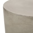 thumbnail image 7 of GDF Studio Rone Outdoor Lightweight Concrete Side Table, Light Gray, 7 of 7