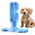 thumbnail image 1 of Juguete para masticar perros para limpieza de dientes de perros, cepillo de dientes de goma natural para perros con cuidado dental, juguetes seguros para la dentición de perros pequeños y medianos Adepaton WMZL-915-1, 1 of 7