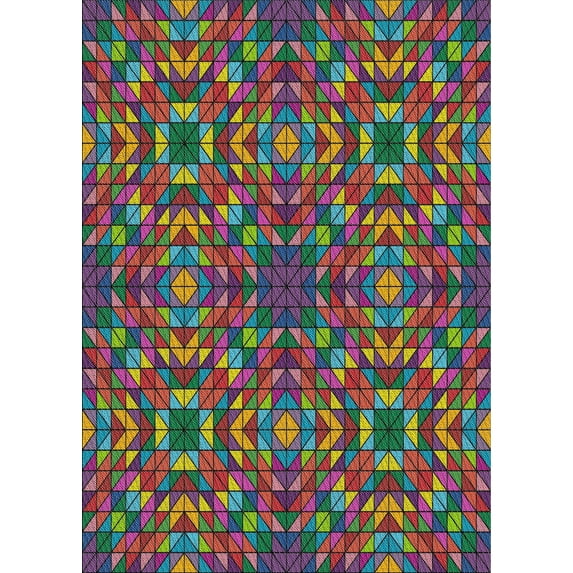 Ahgly Company Machine Washable Indoor Rectangle Transitional Green Area Rugs, 8' x 12'