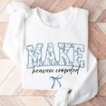 thumbnail image 3 of Make Heaven Crowded Sweatshirt – Bible Verse Christian Crewneck, Inspirational Faith Pullover, Religious Women’s Sweater, Jesus Lover Gift, 3 of 7