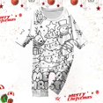 thumbnail image 2 of Gaexia Family Christmas Colorable Pjama Matching Sets DIY Hand Painted Sleepwear Xmas Cute Funny Colouring Pjs 2 Piece Sets, 2 of 6