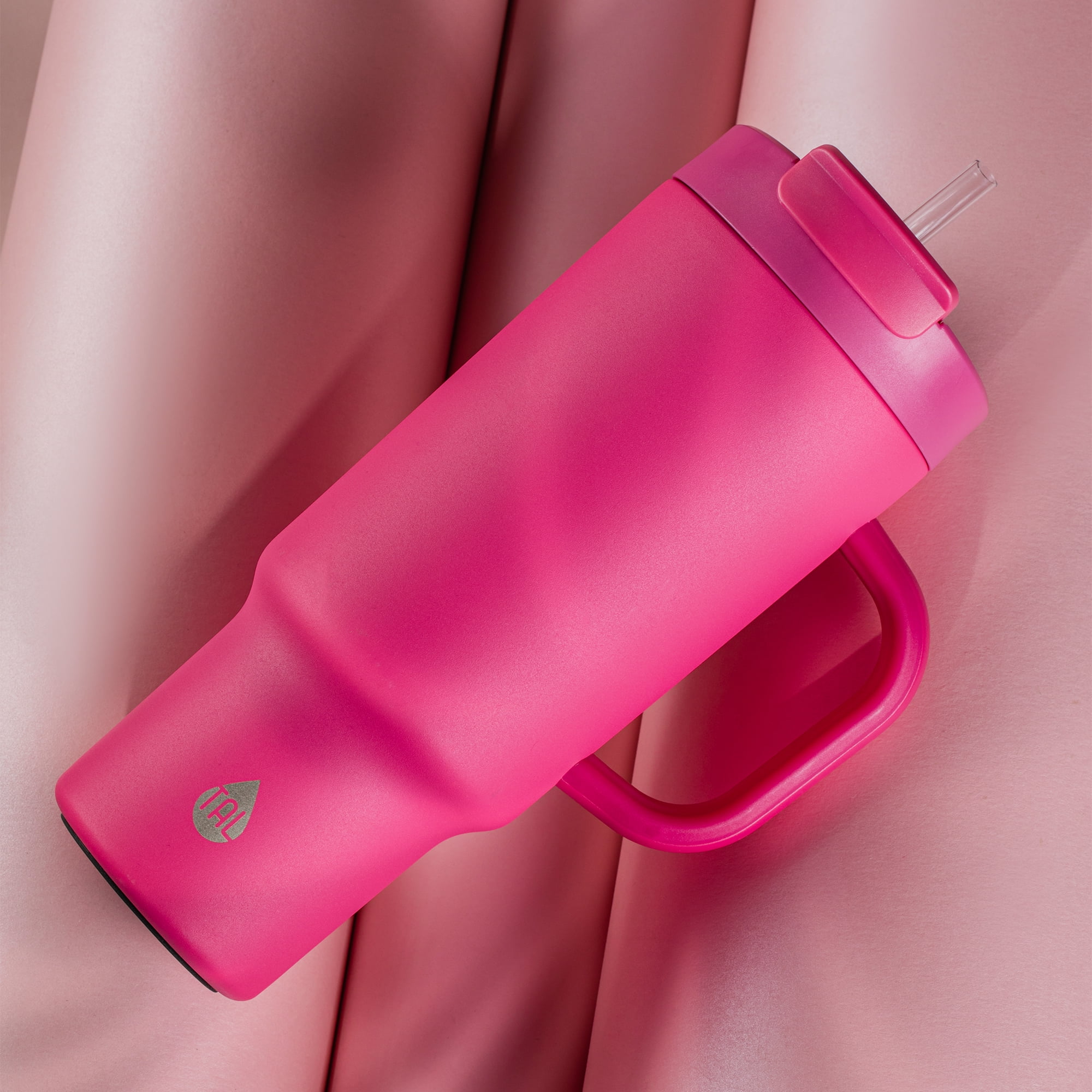 TAL Stainless Steel Hudson Tumbler with Straw 40 fl oz, Pink