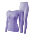 thumbnail image 6 of FUZHIQ Thermal Underwear for Women Long Johns with Lined Base Layer Women Cold Weather Top Bottom, 6 of 6