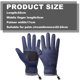 thumbnail image 2 of 1 par de guantes de esquí de invierno para ciclismo al aire libre, impermeables, antideslizantes, acolchados, gruesos, cálidos, para pantalla táctil, 666, 2 of 5