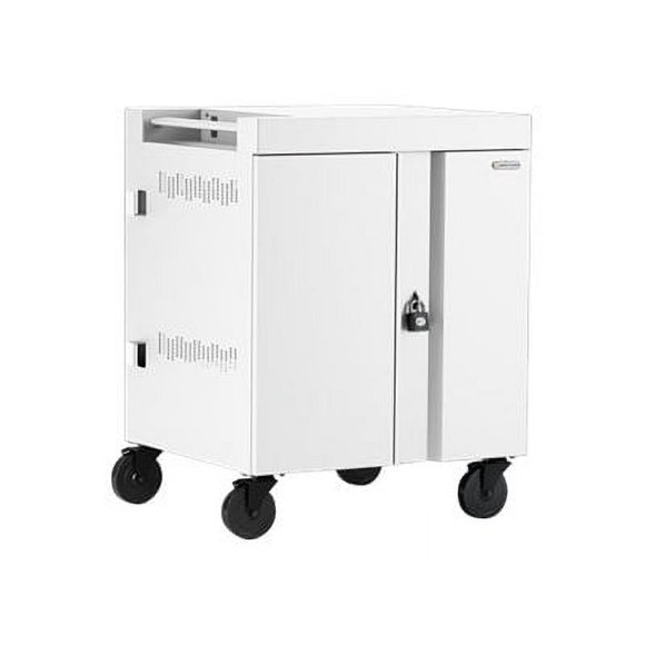 Bretford Cube TVC16 - Cart (charge only) - pre-wired - for 16 netbooks/tablets - lockable - welded steel - arctic white