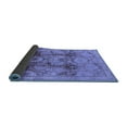 thumbnail image 2 of Ahgly Company Indoor Square Oriental Blue Traditional Area Rugs, 7' Square, 2 of 4