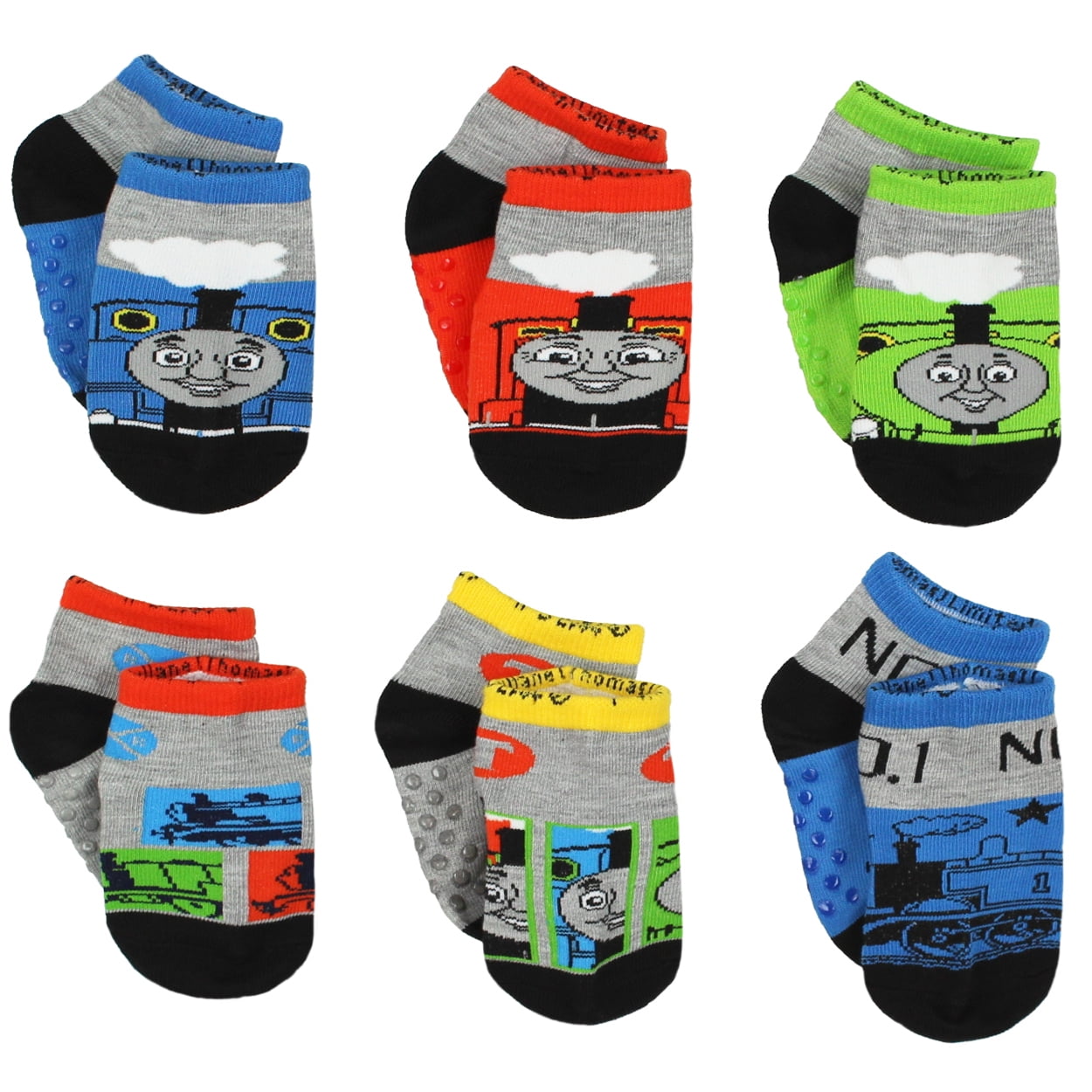 Kids Boys Anti-Slip Socks Multi-Characters Licensed Socks 3+Y 