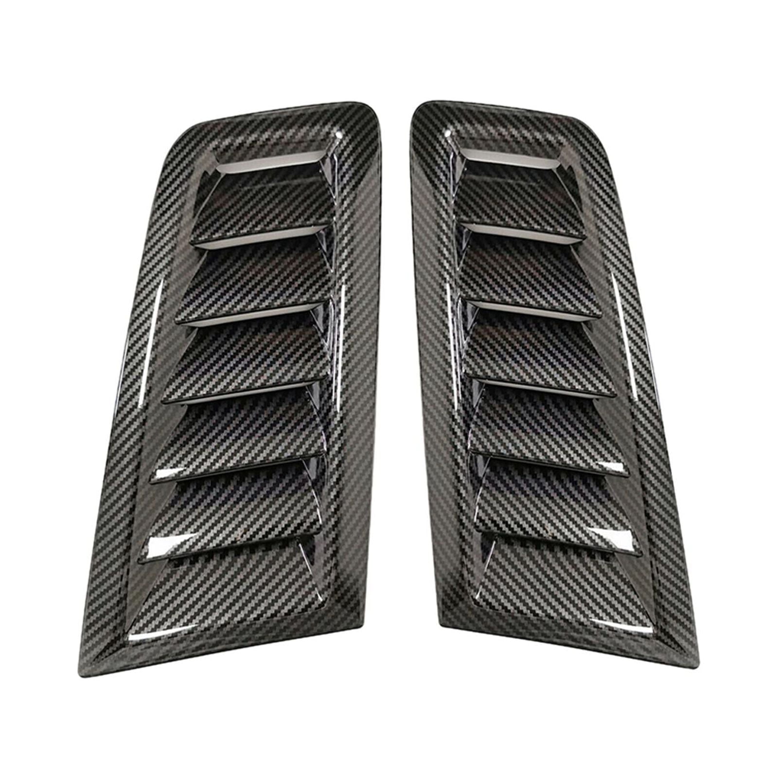 jiaping 2Pcs Car Hood Vent Scoops Replace Parts Modified Accessory Air Flow Intake Hoods
