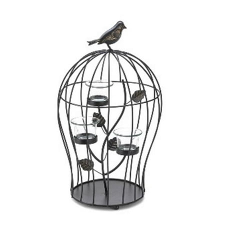BIRDCAGE TRIPLE CANDLEHOLDER