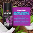 thumbnail image 4 of Excite Deodorant Body Spray by AXE for Unisex - 4 oz Body Spray, 4 of 7