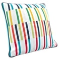 thumbnail image 4 of HOMETRENDS 16" x 16" Bright Stripes Outdoor Toss Cushion, Fade Resistant, 4 of 9