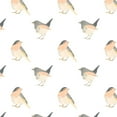 thumbnail image 2 of Vess, June Erica 12x12 White Modern Wood Framed Museum Art Print Titled - Songbird Collection I, 2 of 4