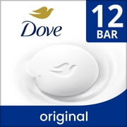 Dove Beauty Bar Beauty Bar Soap For Soft, Smooth Skin, Original, With 1/4 Moisturizing Cream , 3.75 oz 12 Bars
