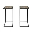 thumbnail image 6 of Home Square 20 inch Durable Laminate C-Table in Gray Wash - Set of 2, 6 of 8