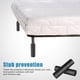 thumbnail image 2 of 4 protectores de punta para marco de cama, fundas para patas de muebles, fundas universales ajustables para patas de cama, amortiguadores anticolisión y tope para golpes de dedos, 2 of 8