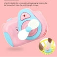 thumbnail image 6 of Bubble Machine Camera Fan Shape Bubble Blower with Music LED Lights Battery Operated Portable Outdoor Toys for Birthday Party Summer by PALIFEUR, 6 of 7