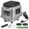 thumbnail image 2 of Linear Air Pump, 109L/Min Air Flow Septic Aerator Pump, Aeration System for 1/2 Acre 10 FT Deep Ponds, Water Gardens, Waste Treatments, Septic Tanks, Aquariums, Seafood Restaurants, Fish Farms, 2 of 6