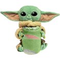 thumbnail image 2 of Disney Star Wars The Mandalorian Grogu All Ears Character Pillow and Fleece Throw Blanket Set, 40" x 50", 2 of 2