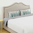thumbnail image 3 of Yayeee Pillowcase King Size Set of 2 Satin Wrinkle Resistant Pillow Case, Green Deer, 3 of 7