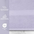 thumbnail image 4 of Mainstays Basics 8pk Washcloth Set, Purple, 4 of 5
