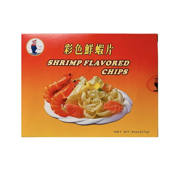 Hocean Shrimp Flavored Chips 8 Ounce Box