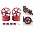 thumbnail image 3 of Llanta de Rueda de 4 Piezas Hugo para MN86KS MN86 MN 12 Car Truck Upgrade Parts Rojo, 3 of 8