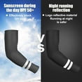 thumbnail image 2 of 6 Pairs UV Sun Protection Arm Sleeves Cooling Compression Arm Sleeves for Women Men Golf Outdoor Sports, 2 of 7