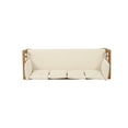 thumbnail image 3 of Christopher Knight Home Long Beach Outdoor Extendable Acacia Wood Daybed Sofa by  Teak +  Beige, 3 of 5