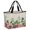 Beige, variant on Spring Pink Roses Beach Bag for Women,Large Breathable Mesh Beach Tote Bag,Pastoral Eucalyptus Leaves Rustic Burlap Sandproof Lightweight Travel Bags for Vacation Picnic Swimming Pool