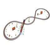 Fridja Toy Train Set With Lights And Sounds Steam Smoke Christmas Train Set Railway Tracks Battery Operated Toys Gift For Kid