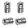 thumbnail image 1 of Quarkace Tapones Para Válvulas De Neumáticos, Tapones Para Válvulas Con Diamantes De Imitación Brillantes, Paquete De 4 Para Coches, Todoterrenos, Camiones, Motocicletas, Bicicletas, Revestimiento Ant, 1 of 5