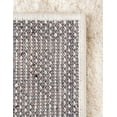 thumbnail image 5 of Unique Loom Trellis Shag Collection Area Rug - Diamond (5' 1" x 8' Rectangle Ivory), 5 of 11